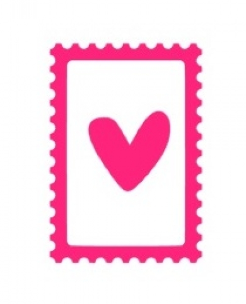 Briefmarke Bügelbild